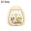 10 Sets Cartoon Transparent PVC Sticker Pack Diary And Notebook Decoration Stickers