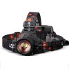 T40 P50 Lamp Beads Headlight USB Rechargeable Zoom Outdoor Strong Headlight,Specification: