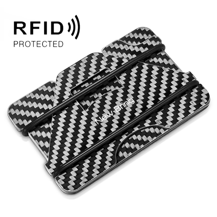 New Bring Metal Card Holder Anti-Demagnetization Anti-Theft Brush Anti-RFID Card Holder Ultra-Thin Card Holder Men Wallet