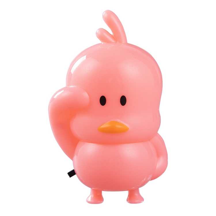 5 PCS 316 Cartoon Duck LED Bedroom Bedside Night Light Baby Nursing Energy-Saving Light, US Plug