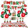 Christmas Decoration Party Latex Aluminum Film Balloon Set, Style: