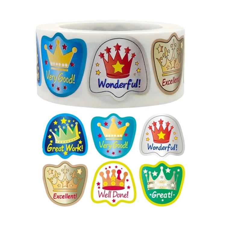 Teachers Reward Students With Cartoon Pattern Fun Encouragement Stickers Gift Decoration Label