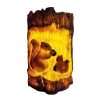 Solar Squirrel Tree Stump Christmas Decoration Light Garden Holiday Atmosphere Outdoor Landscape Light