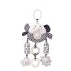 Newborn Baby Stroller Pendant Black And White Wind Chime 0-1 Year Old Early Education Toy Baby Comfort Bed Bell