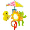 Happy Monkey H168114-2 Umbrella Design Baby Bed Bell Music Rotating Baby Toy Stroller Pendant