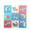 9pcs / Set Splicing Mobilization EVA Marine Foam Mats Children Educational Toys Puzzle Anti-skid And Anti-fall Crawling Mat