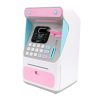 8010 Simulated Face Recognition ATM Machine Piggy Bank Password Automatic Rolling Money Safe Piggy Bank,Style: