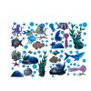 AFG3358 Blue Underwater World Luminous Wall Sticker