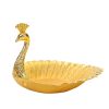 Metal Peacock Fruit Tray Home Living Room Candy And Snack Storage Tray