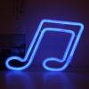 Musical Note Neon Light Modeling Lighting Room Decoration Lights