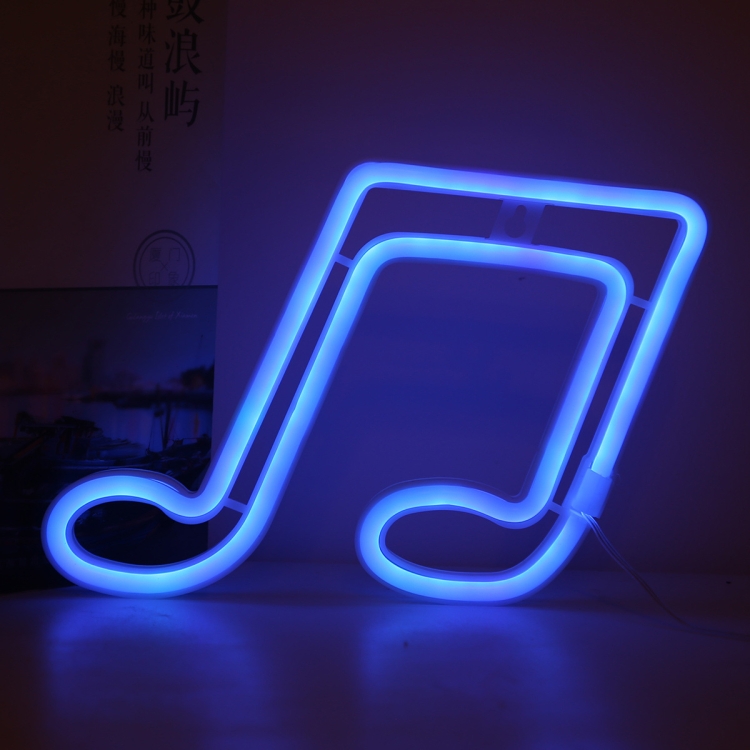 Musical Note Neon Light Modeling Lighting Room Decoration Lights