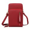 Large Capacity PU Mobile Phone Bag Mini Ladies Hanging Bag