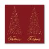 Merry Christmas Rectangular Gift Box Seal Stickers