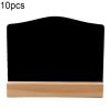 10 PCS Christmas Decoration Small Blackboard Party Double-Sided Writing Board