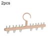 2 PCS LSAI07 360-Degree Rotation Anti-Entanglement Drying Rack