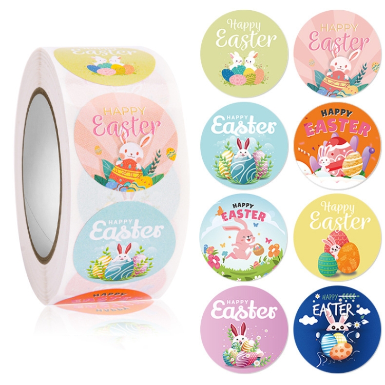 Easter Bunny Egg Cartoon Decoration Sticker