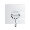 8 PCS WL-003-08 7x7cm Multifunctional Stainless Steel Adhesive Hook