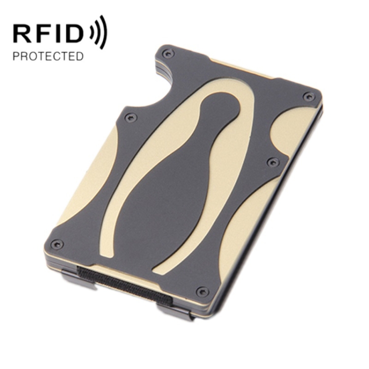 RFID Anti-Degaussing Anti-Theft Metal Wallet