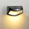 8 LEDs Infrared Induction Solar Garden Wall Light