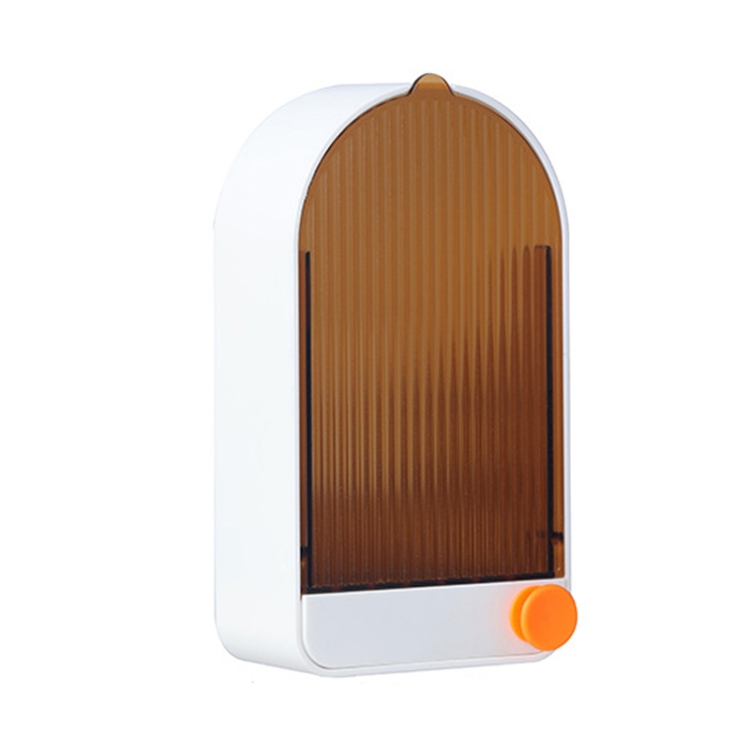 Home Bathroom Wall Mounted Drain Soap Dish With Lid