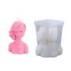 Aromatherapy Plaster Mold Rose Beauty Candle Silicone Mold, Style: