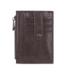 BAELLERRY  K9149  Multi-Card Buckle Zip Coin Pocket Thin Card Holder