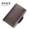 Baellerry K9172 RFID Double Aluminum Box Card Holder Automatic Pop-up Card Holder