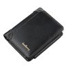 Baellerry D9159 Men Short Tri-Fold Zip Coin Purse Thin Card Holder