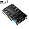 NEWBRING Large-capacity Multi-card Metal Anti-magnetic Card Holder