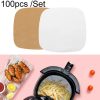 Air Fryer Special Paper Pad Grilled Meat Paper Oil Absorbed Paper, Color Random Delivery