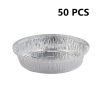 50 PCS / Set Thickened Circular Baking Tray Grilled Meat Paper