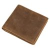 Vintage Crazy Horse Leather Wallet Short Wallet For Men