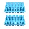 2 PCS Plastic Storage Rack Virus Sampling Tube Rack