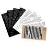 2 Sets Small Talk Stickers Hand Account DIY Retro Text Sticker Pack