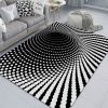 3D Geometric Stereo Trap Vision Living Room Bedroom Carpet