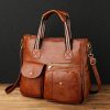 Large-capacity Messenger Bag Handbag Multi-pocket Shoulder Bag Middle-aged Mother Bag