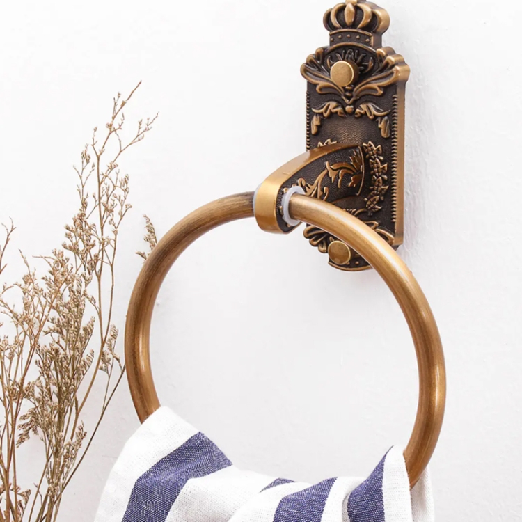 A3 Bathroom Antique Towel Ring Towel Rack