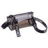 T9058 PVC Transparent Jelly Bag Ladies Messenger Bag Mini Cylinder Phone Bag