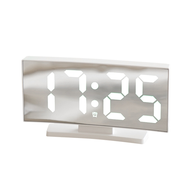 669 Multifunctional LED Curved Screen Desktop Electronic Clock
