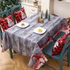 Christmas Printed Tablecloths Table Runners Christmas Tabletop Decorations 50 X 180cm