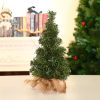 Hemp Bottom Mini Christmas Tree Shopping Mall Window Desktop Decoration, Size: