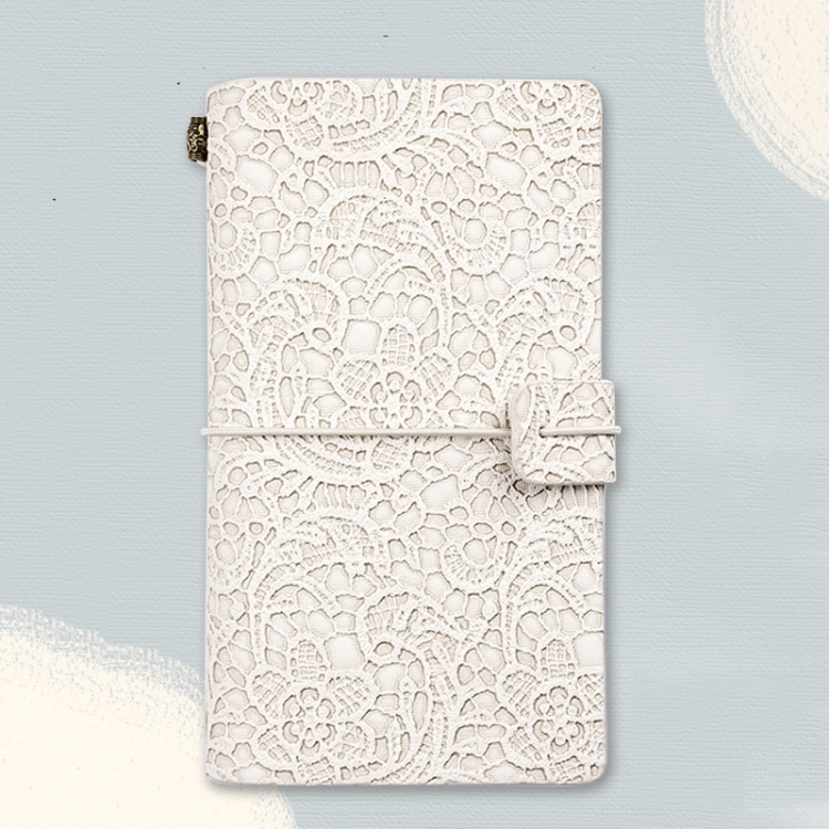 A6  Retro Lace Carved Girls Hand Ledger Diary With 3 Separate Inner Pages