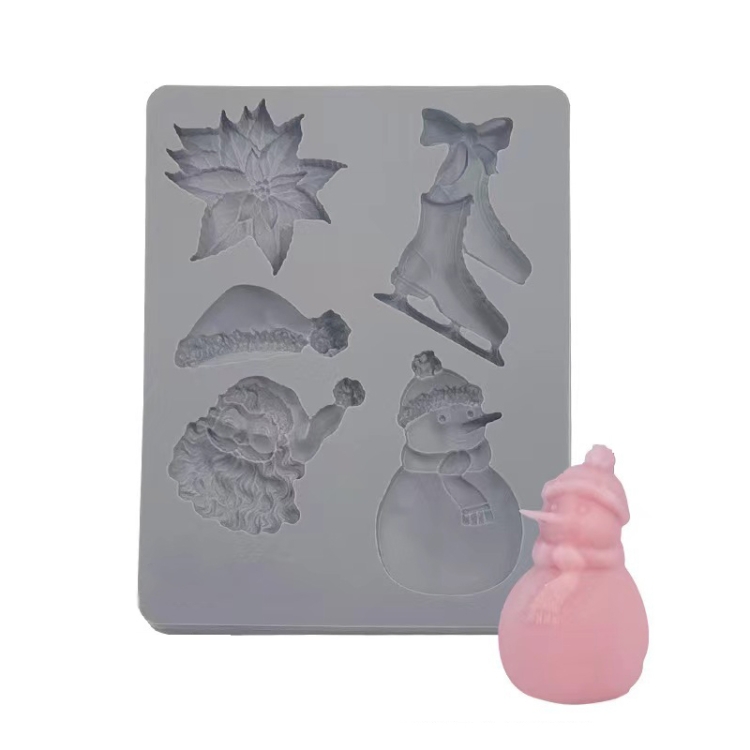 Christmas DIY Scented Candle Silicone Mold