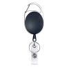 68cm Retractable Pull Badge Reel Zinc Alloy ID Lanyard Name Tag Card Badge Holder