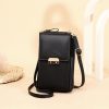 Women Shoulder Crossbody Bag Lock Small Square Bag Cell Phone Bag