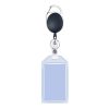 Multifunctional Retractable Waterproof Card Case Keychain Ring Card Sleeve