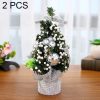 20cm Mini Christmas Decoration Tree Christmas Day Shopping Mall Decorative Props