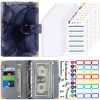 A6 Leather Loose-leaf Budget Book Handbook Notepad