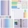 A6 Gradient Macaroon Loose-leaf Handbook Cash Budget Book