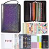 A6 Handheld Zipper Bag Type Large Capacity Cash Budget Book Handbook